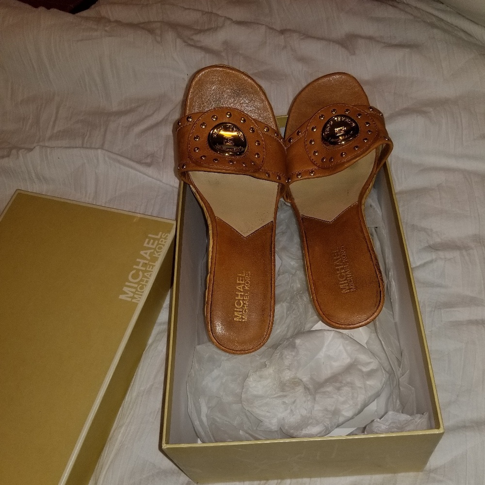 Authentic Leather Michael Kors Shoes